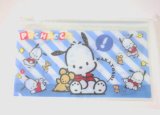 Photo: Sanrio Pochacco slide fastener vinyl pouch Bag for makeup stationary etc... New