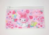 Photo: Sanrio My Melody slide fastener vinyl pouch Bag for makeup stationary etc... New