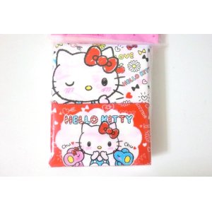 Photo: Sanrio Hello Kitty Pocket Tissue 4 pcs white red Brand New