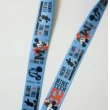 Photo2: Disney Mickey Mouse ID Card Holder Neck Strap lanyard Blue New (2)