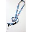 Photo1: Disney Mickey Mouse ID Card Holder Neck Strap lanyard Blue New (1)