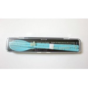 Photo: Bon appetit chopsticks spoon case set blue Bento Lunch Box Brand New