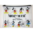 Photo1: Disney Mickey Minnie Mouse Vinyl Pouch Bag Brand New (1)