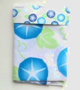 Photo: Tenugui Cotton Hand Cloth Asagao flower blue white 100% Cotton Brand-New