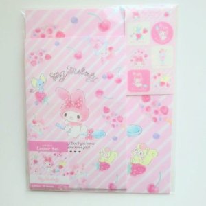 Photo: Sanrio My Melody Writing paper set cherry pink letter Brand New