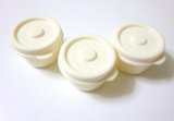 Photo: Bento Lunch Box Accessory Mayo Mayonnaise Sauce  Mini Cup white 3 pcs set 18 ml S Brand-New