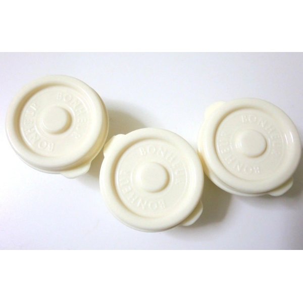 Photo2: Bento Lunch Box Accessory Mayo Mayonnaise Sauce  Mini Cup white 3 pcs set 18 ml S Brand-New (2)