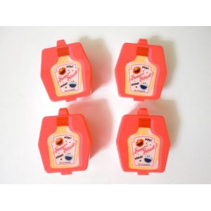 Photo: Sesame street Bento Lunch Box Accessory Mayo Mayonnaise Sauce Mini Cup 4 pcs set 20 ml Brand-New