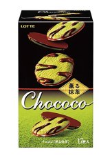 Photo: Lotte chocolate cookies chococo matcha Japanese Sweets Brand New