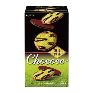 Photo: Lotte chocolate cookies chococo matcha Japanese Sweets Brand New