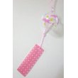 Photo1: Furin Glass Wind Chime Dolphin Japan pink Brand New (1)