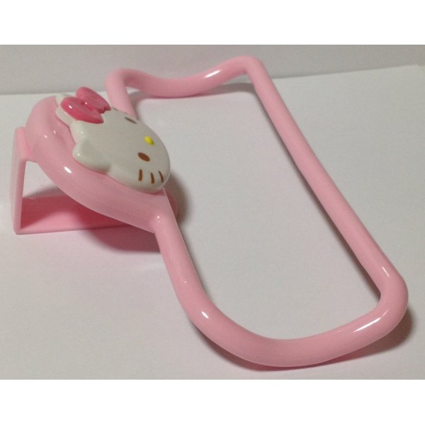 Photo2: Sanrio Hello Kitty towel hanger Pink Brand New (2)