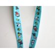 Photo2: Peanuts Snoopy ID Card Holder Neck Strap lanyard with case Blue New (2)