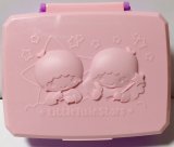 Photo: Sanrio Little Twin Stars Kiki & Lala Cotton Tissue etc...Case Makeup Pink Brand New