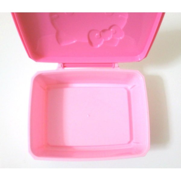 Photo2: Sanrio Hello Kitty Cotton Tissue etc...Case Makeup Pink Brand New (2)