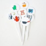 Photo: Bento Lunch Box Accessory Food Picks Cooking 8 pcs party gift Brand-New