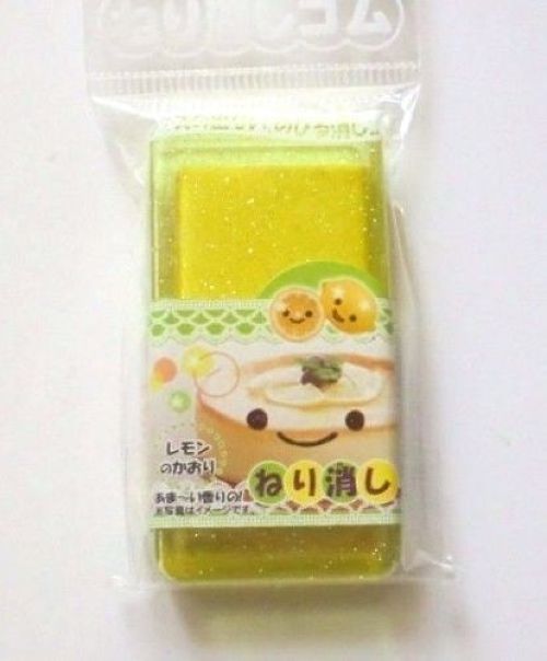 Photo1: Kneaded Eraser Brand New Yellow the Scent of Lemon (1)