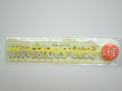 Photo1: San-X Sumikko Gurashi Folding Ruler Sushi Yellow 30cm Brand New (1)