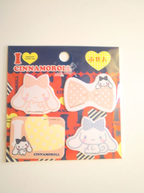 Photo1: Sanrio Cinnamoroll Memo Tags Slips Labels Brand New (1)