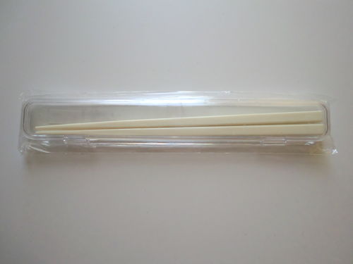 Photo1: Bento Lunch Box White Chopsticks with a case Brand New (1)