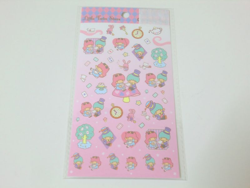 Photo1: Sanrio Little Twin Stars Kiki & Lala Stickers Magic Brand new (1)