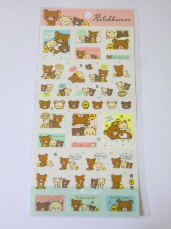 Photo1: San- X rilakkuma Stickers Brand New (1)