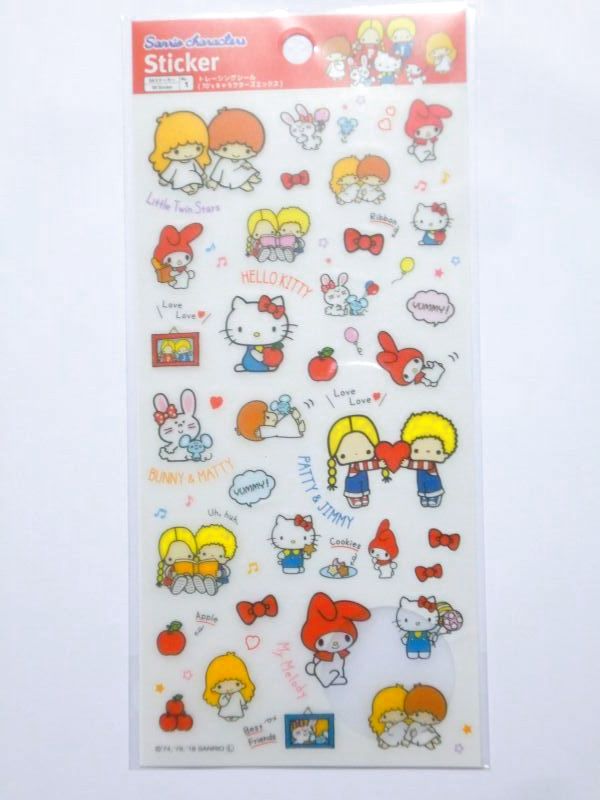 Photo1: Sanrio Characters Hello Kitty My Melody etc.. Stickers Brand new (1)