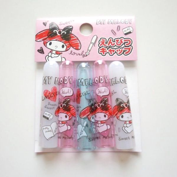 Photo1: Sanrio My Melody Pencil Caps Study Brand New (1)