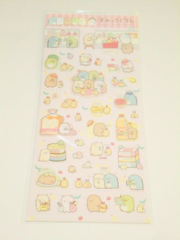 Photo1: San-X Sumikko Gurashi ebifly Stickers Brand New  (1)