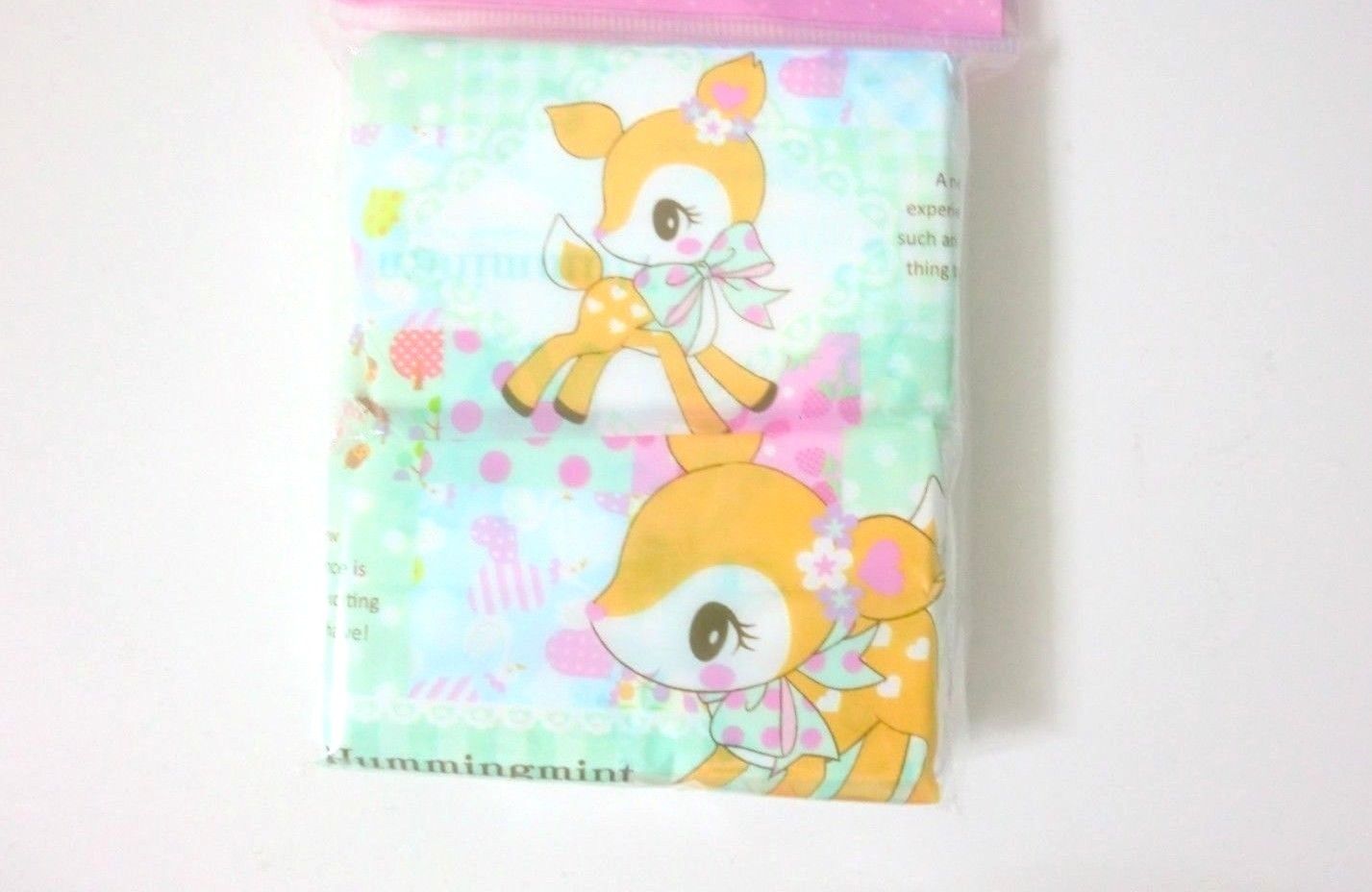 Photo1: Sanrio Hummingmint Pocket Tissue 4 pcs Brand New (1)